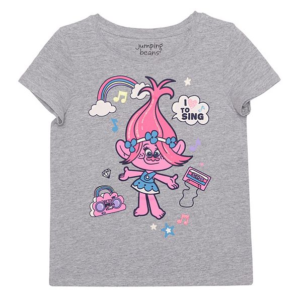 Girls 4-12 Jumping Beans® Trolls "I Love to Sing" Graphic Tee Jumping Beans