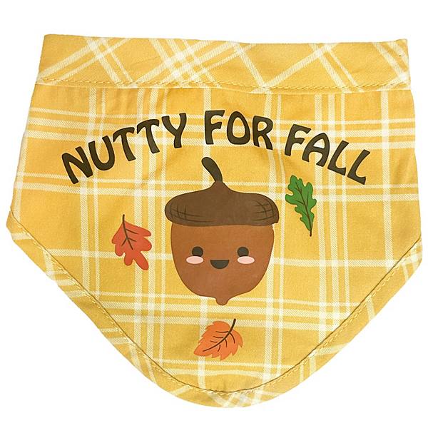 Woof "Nutty for Fall" Dog Bandana Woof