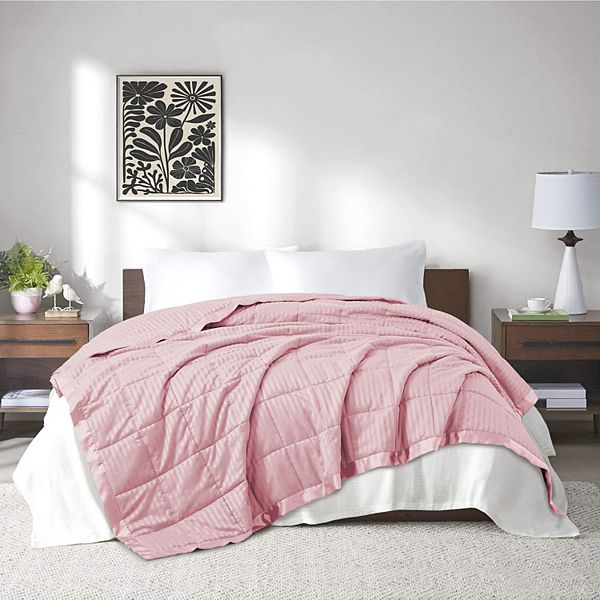 Unikome Lightweight Down Alternative Blanket With Satin Trim, Oversize Blanket Unikome