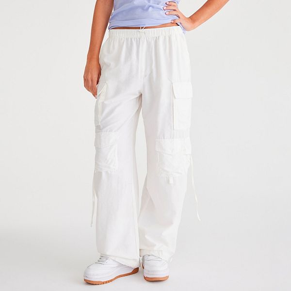 Juniors' Aeropostale Baggy Cargo Parachute Pants Aeropostale