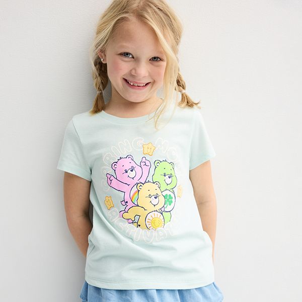 Girls 4-8 Jumping Beans® Care Bears Caring Mode Sparkle Graphic Tee Jumping Beans