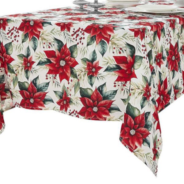 Avanti Poinsettia Tablecloth Avanti