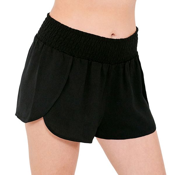 Women's Freshwater Smocked Waistband Coverup Shorts Freshwater