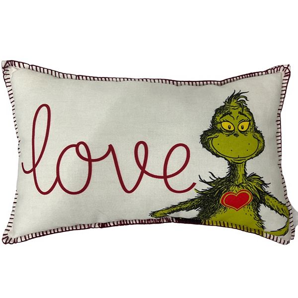 Dr. Seuss The Grinch Love Decorative Throw Pillow Licensed Character