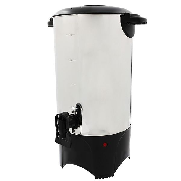 Elite Cuisine Pro Stainless Steel 40-Cup Office Coffee Urn Elite