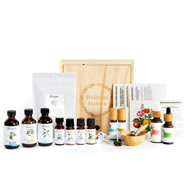 Wellness Maker Organic Natural Beauty Wellness Kit Nourished Essentials