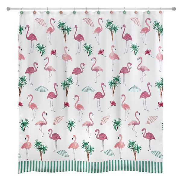 Avanti Flamingo Paradise Shower Curtain Avanti