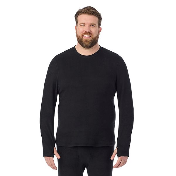 Big & Tall Cuddl Duds® Midweight Fleecewear Performance Base Layer Crew Top Cuddl Duds