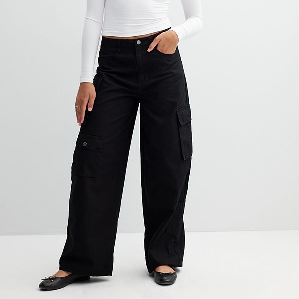 Juniors' Tinseltown Ripstop Baggy Cargo Pants Tinseltown