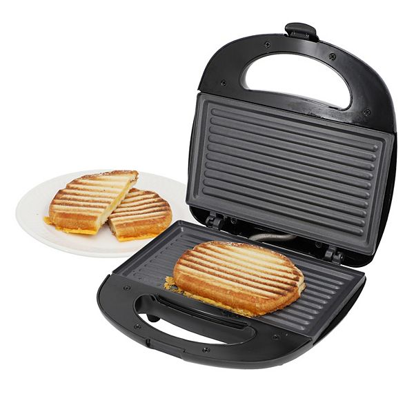 MegaChef Silver Electric Panini Press Grill & Sandwich Maker MegaChef