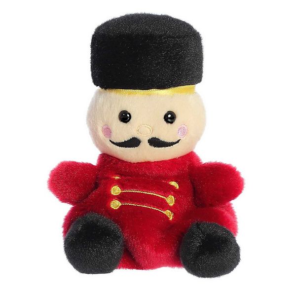 Aurora Mini Red Palm Pals 5" Marius Nutcracker Festive Stuffed Animal Palm Pals