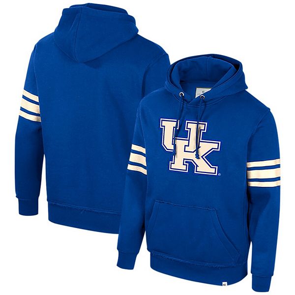 Men's Colosseum Royal Kentucky Wildcats Saluting Pullover Hoodie Colosseum