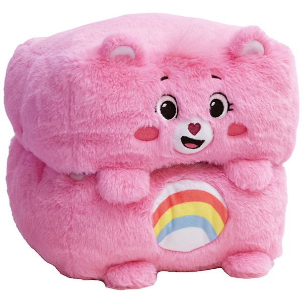 Jay@Play Happy Nappers: Care Bears Pop N' Play Cube Cheer Bear Mushmillow Unfolds Into Pillow Jay At Play