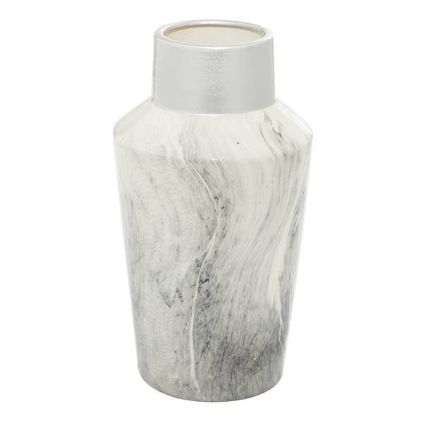 Stella & Eve Marble Finish Vase Floor Decor Stella & Eve