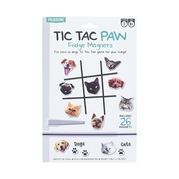 Paladone Tic Tac Paw Fridge Magnets Paladone