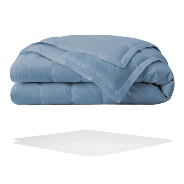 Unikome Cool To The Touch Tencel™ Lyocell Silk Blanket - Oversize 75% Down Blanket For Hot Sleepers Unikome