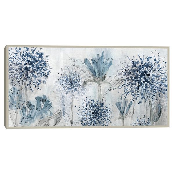 Susan Jill's Field of Blue Canvas Wall Art Unbranded