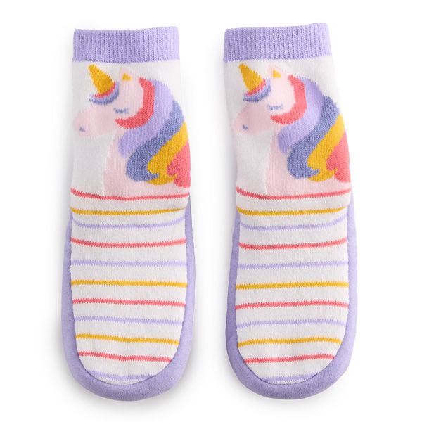 Baby & Toddler Girl Jumping Beans® Unicorn Slipper Socks Jumping Beans