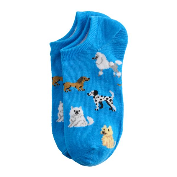 Women's Pooches Gracias No Show Socks Unbranded