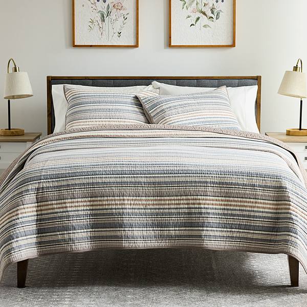 Sonoma Goods For Life® Woven Stripe Quilt or Sham Sonoma