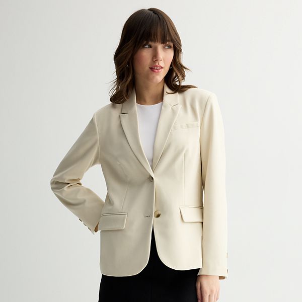 Juniors' SO® Oversized 2 Button Blazer So