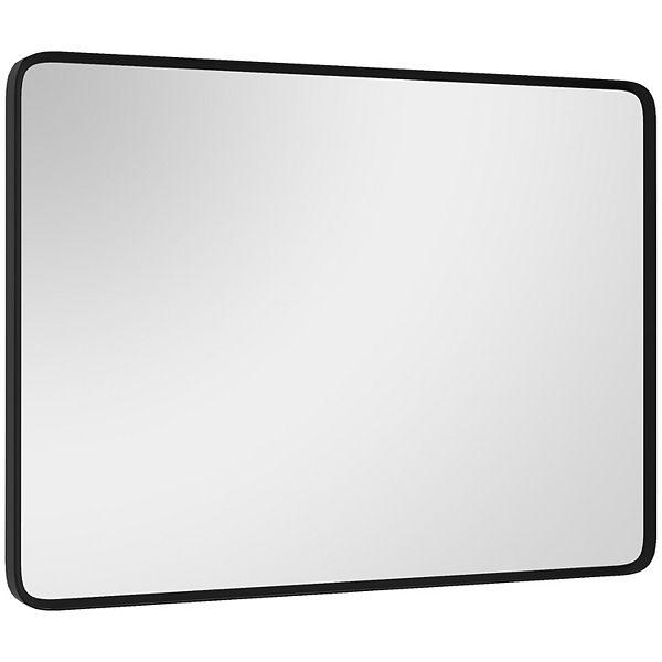 30 X 22 Inch Wall Mirror Aluminum Frame Rectangular Wall Mirrors For Bathroom HomCom