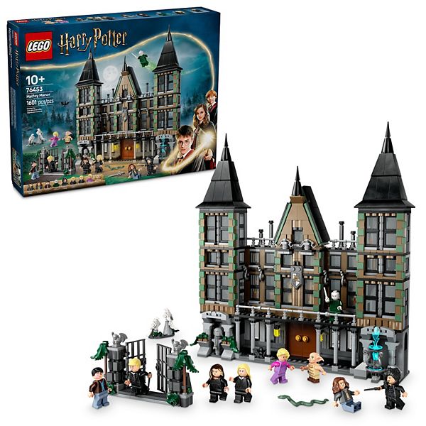 Конструктор LEGO Harry Potter «Особняк Малфоев» с 9 минифигурками, 1601 деталью, от 10 лет Lego