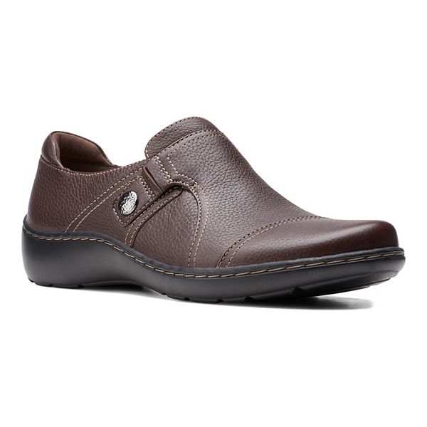 Женские кожаные туфли Clarks® Cora Poppy с амортизирующей стелькой Ortholite Clarks