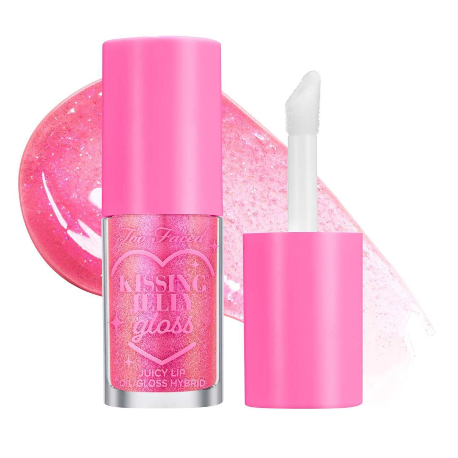 Too Faced Kissing Jelly Non-Sticky Lip Oil Gloss Too Faced