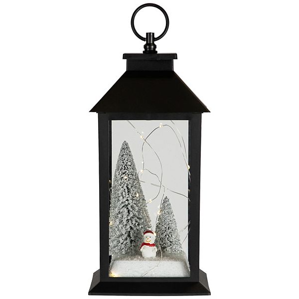 Northlight LED Lighted Snowman Winter Scene Christmas Lantern Northlight