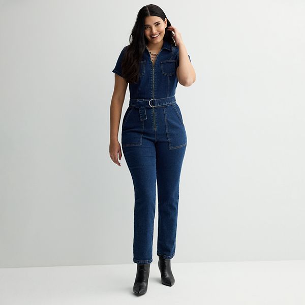 Women's INTEMPO™ Denim Zip Jumpsuit Intempo