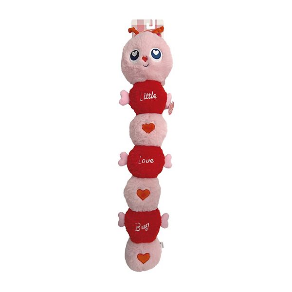 Woof Valentine's Day 26-in. Caterpillar Dog Toy Woof