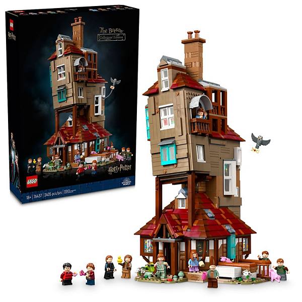 Конструктор LEGO Harry Potter — Дом Уизли, коллекционное издание, 2405 деталей, 10 фигурок Lego