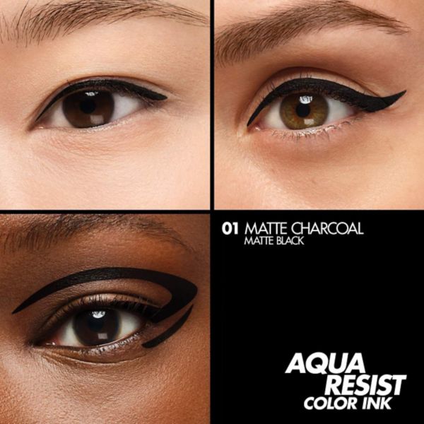 Жидкая подводка для глаз Aqua Resist с водостойким эффектом, 24 часа стойкости, 2 мл Make Up For Ever