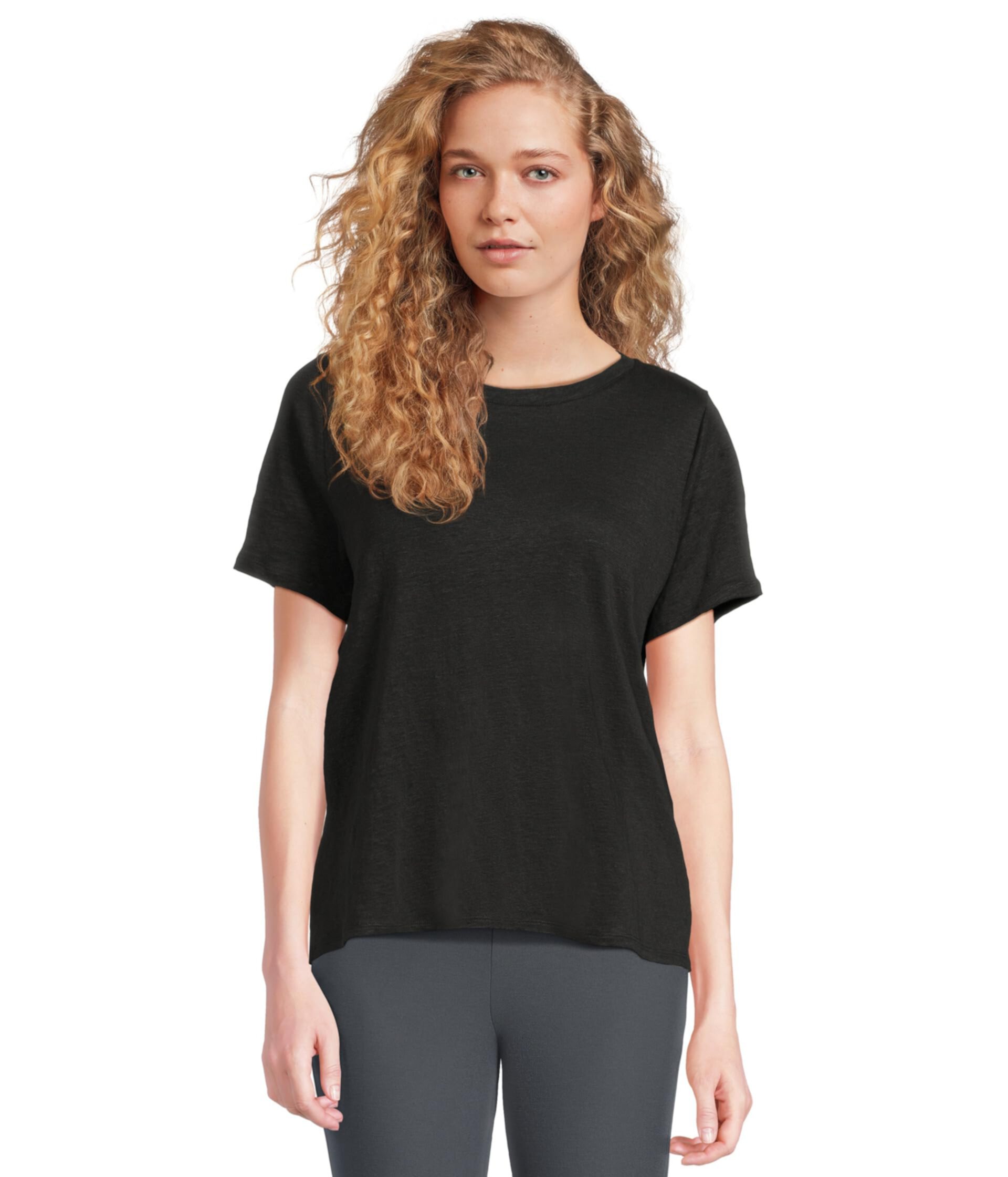 Crew Neck Short Sleeve Tee Eileen Fisher