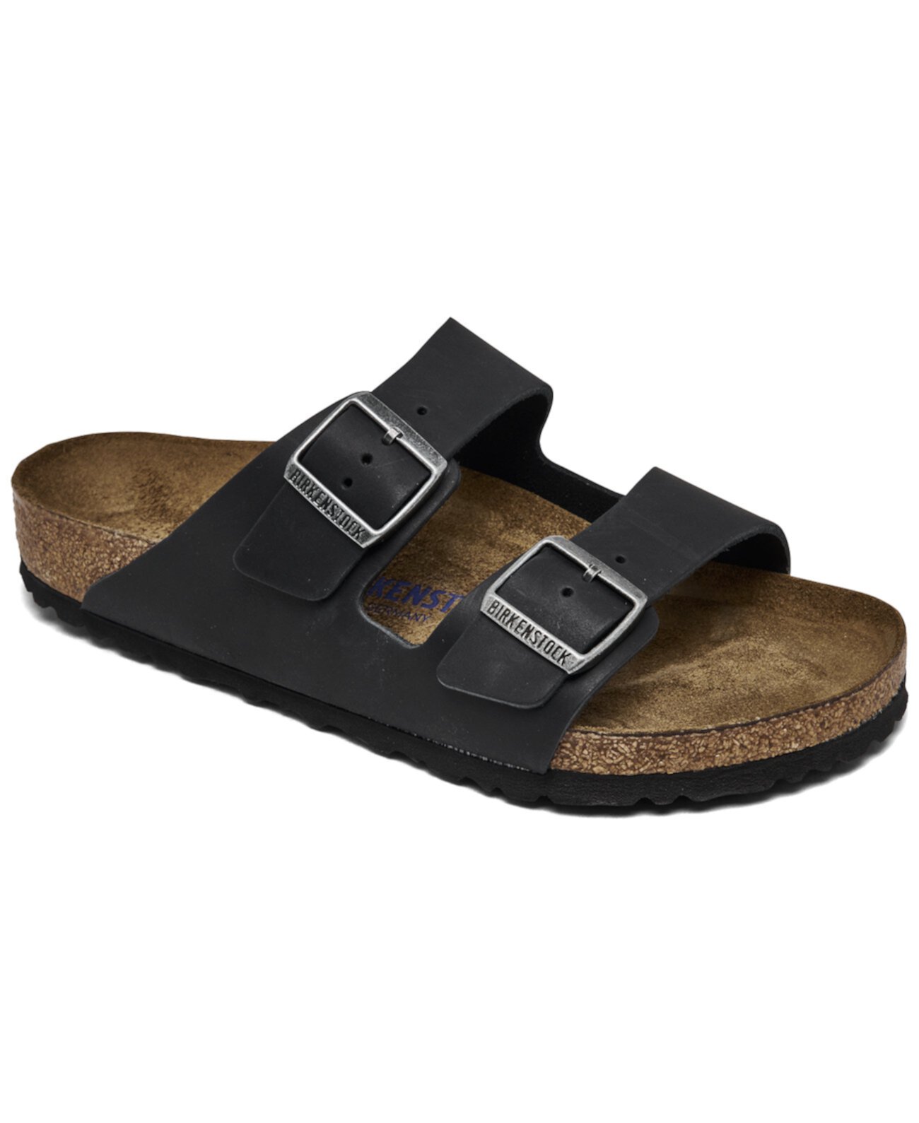 Мужские сандалии Birkenstock Arizona Essentials из мягкой кожи с двумя регулируемыми ремешками Birkenstock