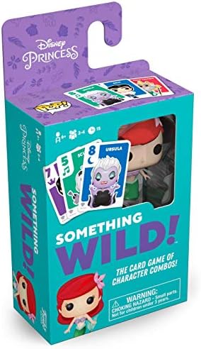 Funko Something Wild! Disney The Little Mermaid with Ariel Pocket Pop! Card Game for 2-4 Players Ages 6 and Up Funko