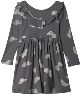 GAP Baby Girls' Long Sleeve Ribbed Dress Gap