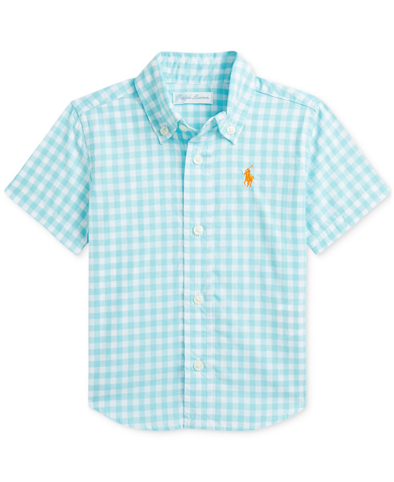 Baby Boys Cotton Poplin Plaid Shirt Polo Ralph Lauren