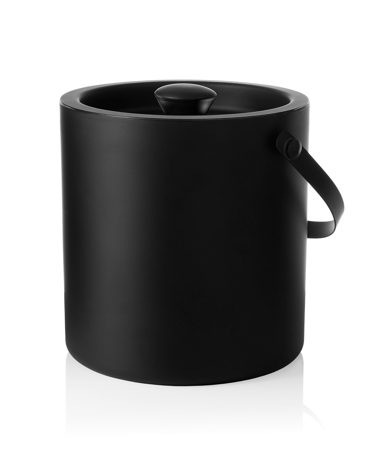 Ebony Double Walled Ice Bucket, 96 oz. Godinger