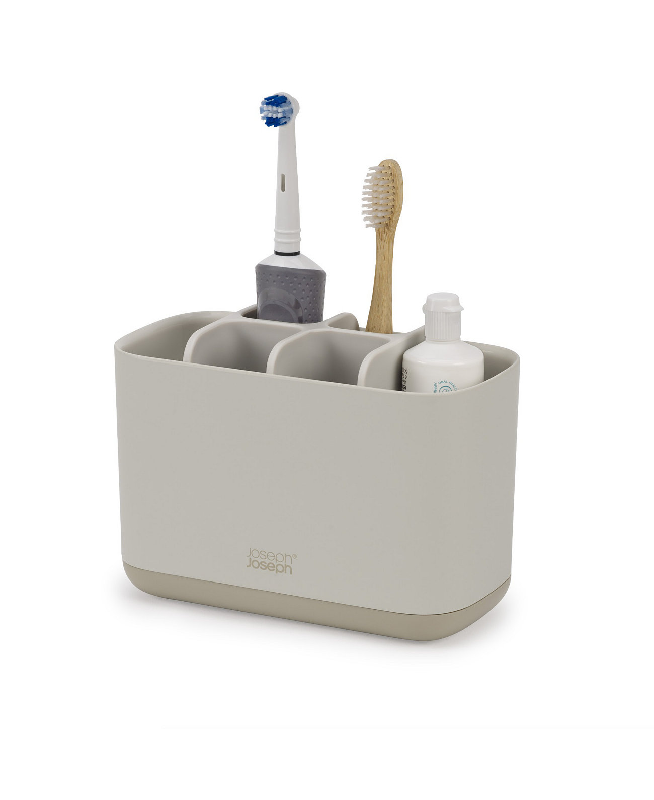 EasyStore Matte Finish Large Toothbrush Caddy Joseph Joseph