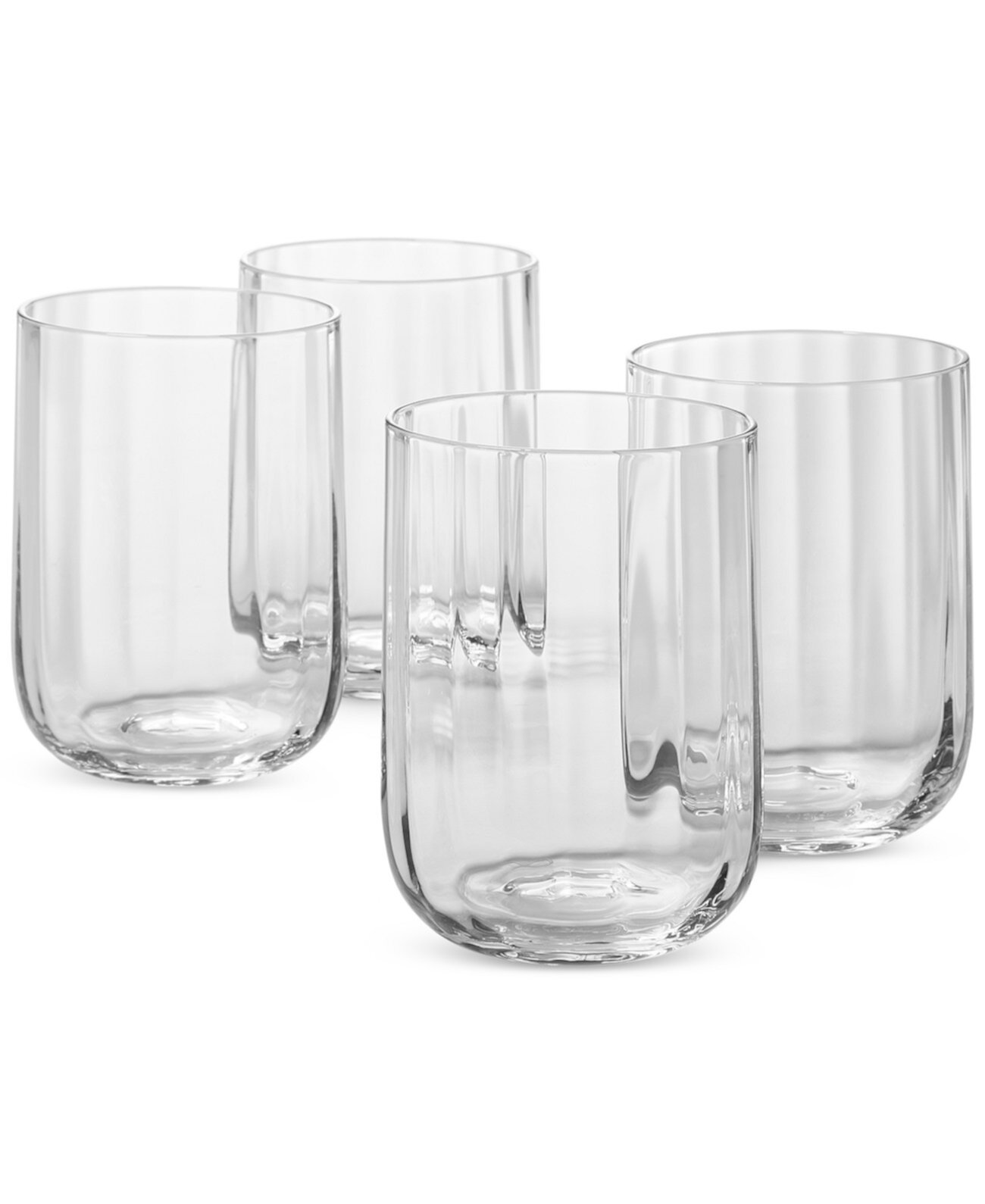 Optic Double Old-Fashioned Glasses, Set of 4, Exclusively at Macy's The Cellar