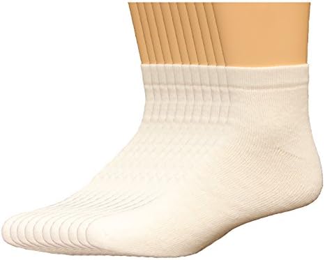 Lee Men's Full Cushioned Low Cut Sock 11 Pair, White, Men's 6-12 Lee