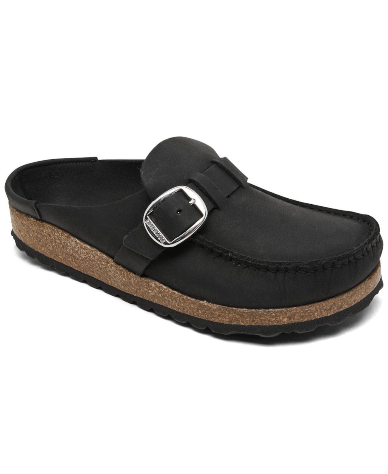 Женские кожаные сабо с анатомической стелькой и регулируемым ремешком Birkenstock Buckley Birkenstock