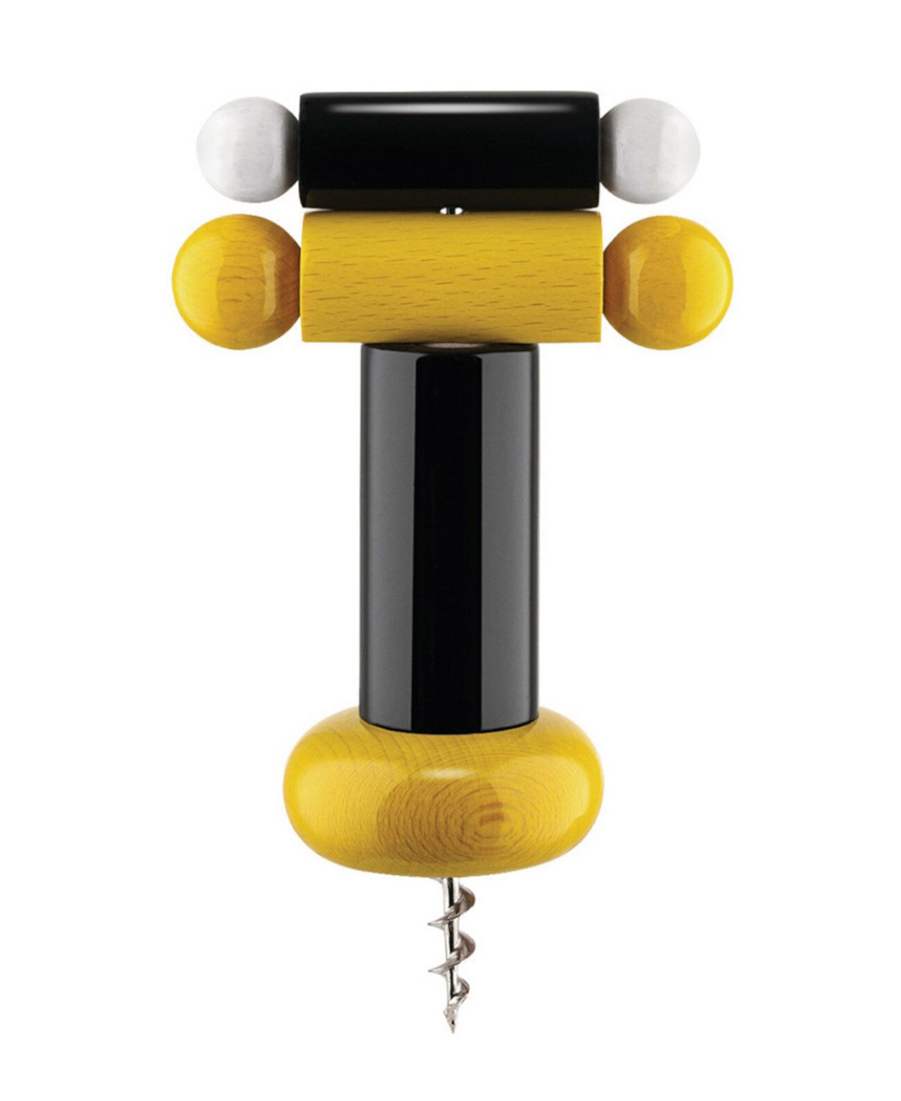 Эргономичный штопор Twergi Collection от Ettore Sottsass, из экологичных материалов, 18 см Alessi