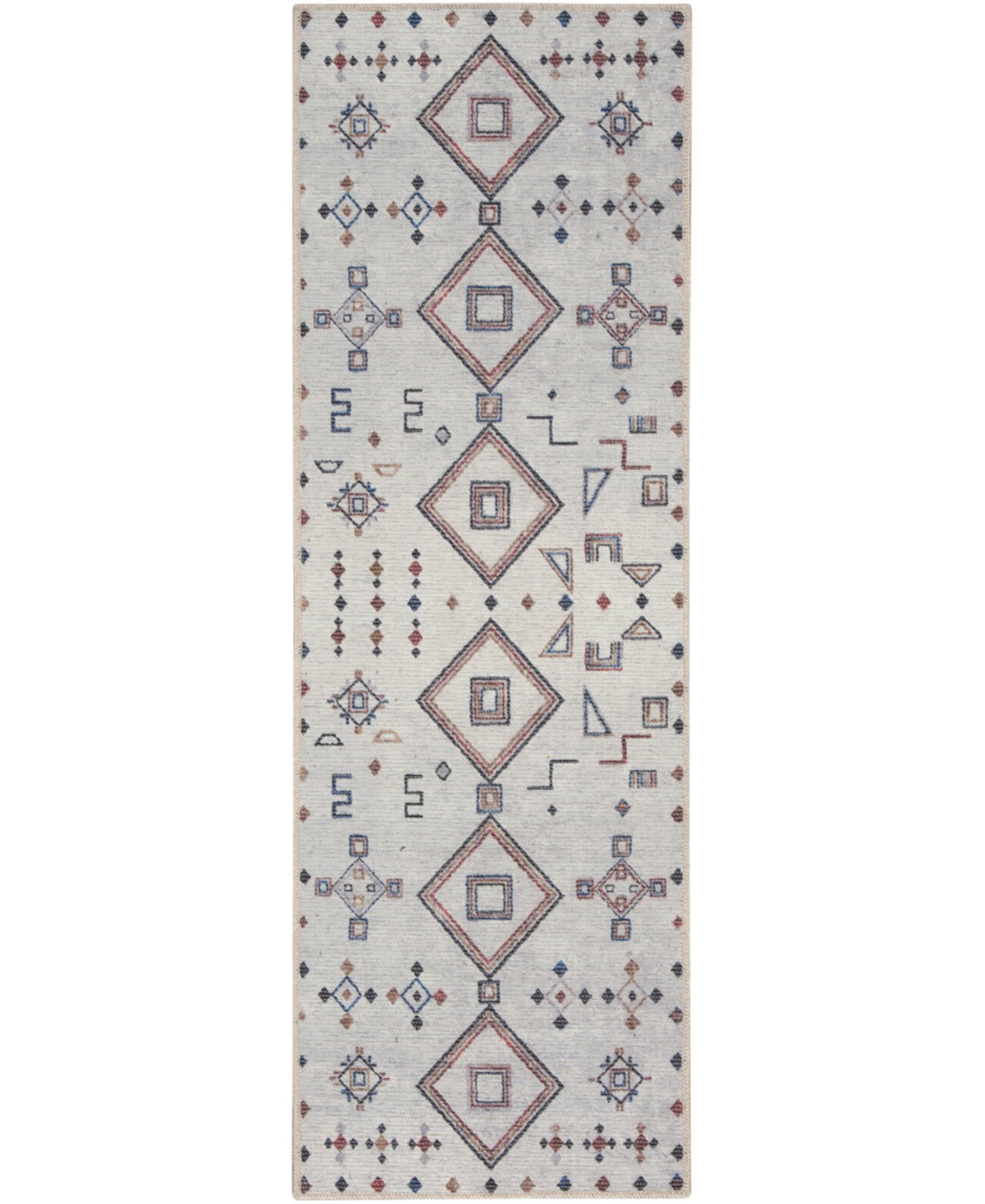 Machine Washable Series 1 SR108 2'x6' Runner Area Rug Nicole Curtis