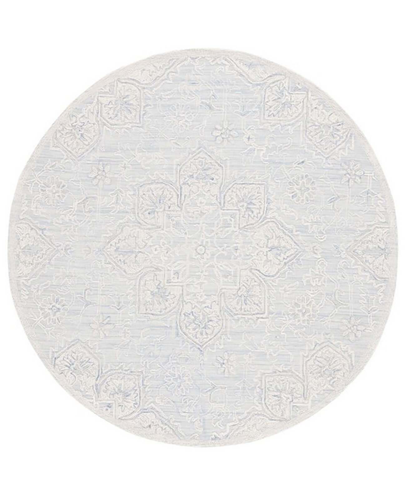 Trace I TRC304K 6'x6' Round Area Rug Safavieh