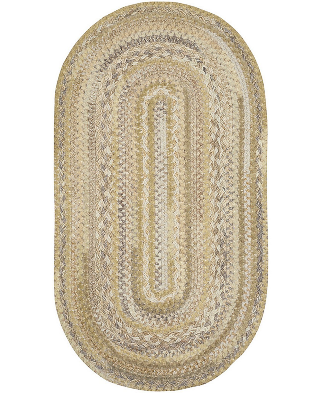 Bayview 0036 2'x8' Oval Runner Area Rug Capel