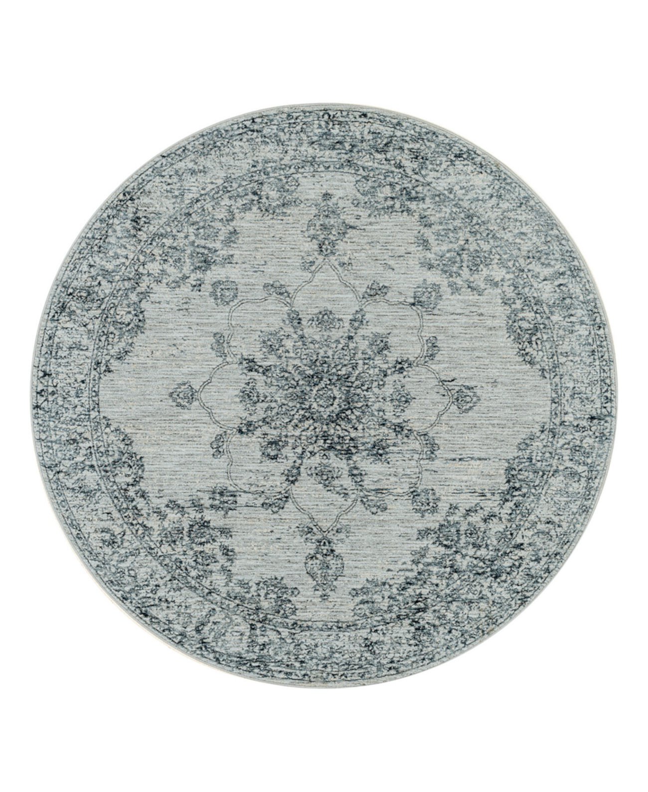 Laila LAA-2301 5'3x5'3 Round Area Rug Livabliss