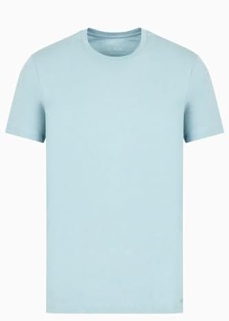 Emporio Armani Men's Solid Colored Basic Pima Crew Neck Tee A｜X Armani Exchange